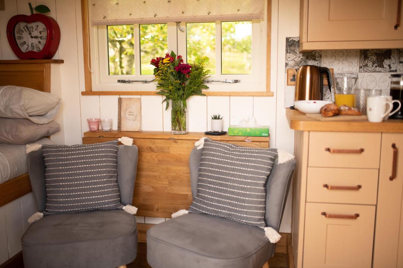 Harrys Hideout - Shepherd'S Huts At Harrys Cottages Pen-y-Clawdd 외부 사진